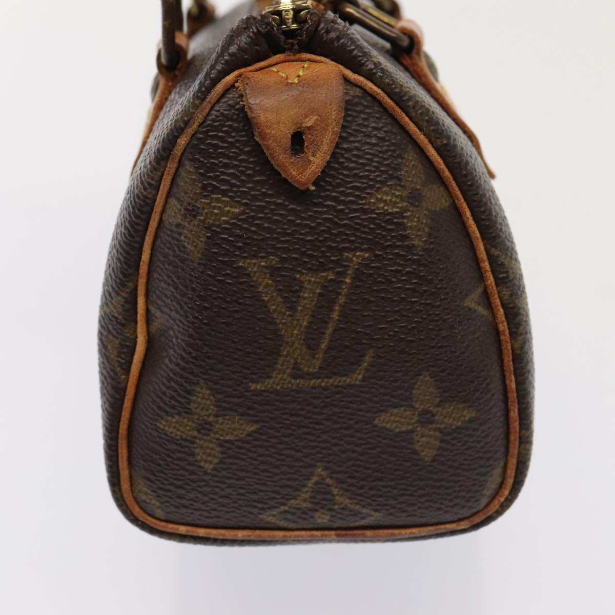 LOUIS VUITTON Monogram Mini Speedy Hand Bag M41534 LV Auth ki4808