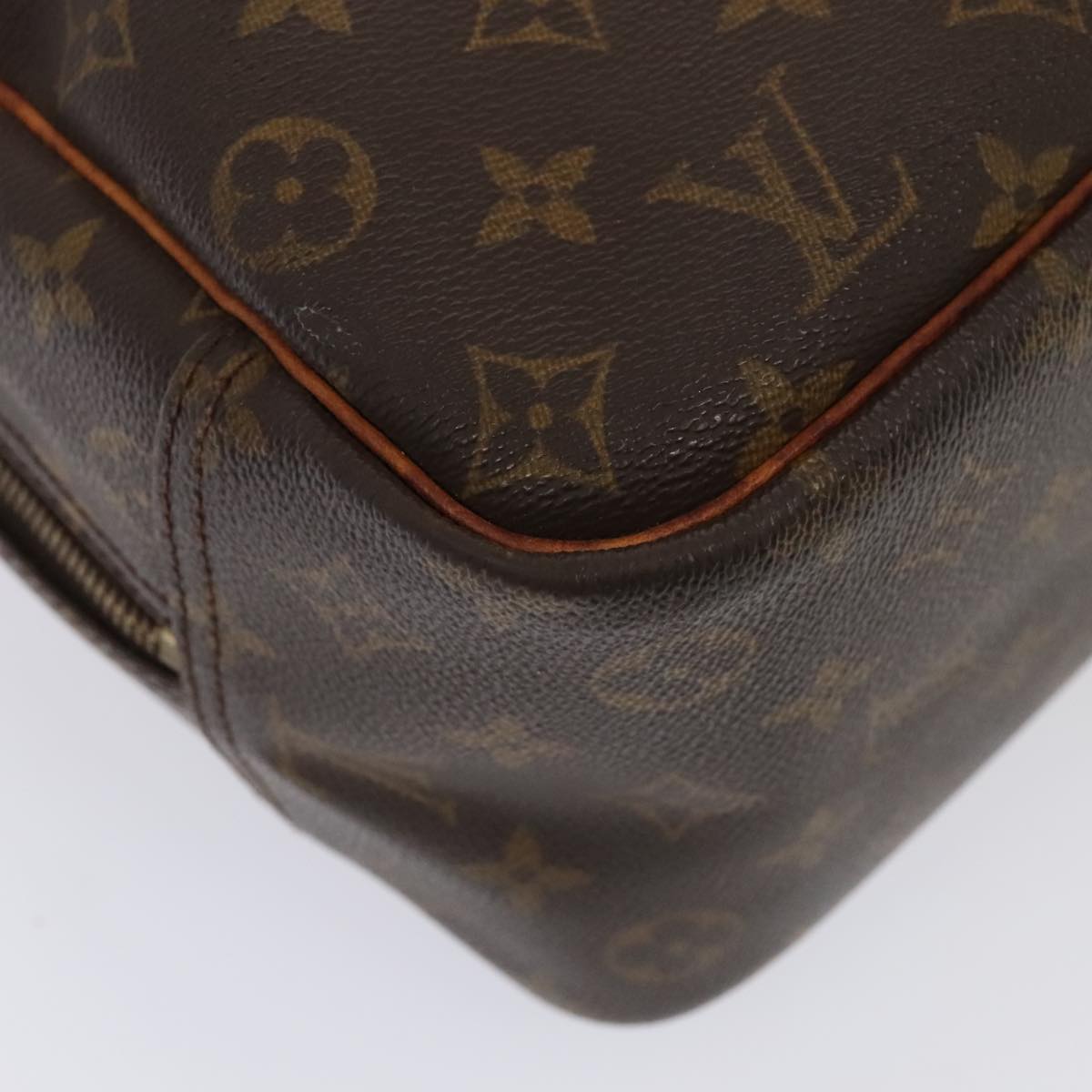 LOUIS VUITTON Monogram Deauville Hand Bag M47270 LV Auth ki4812