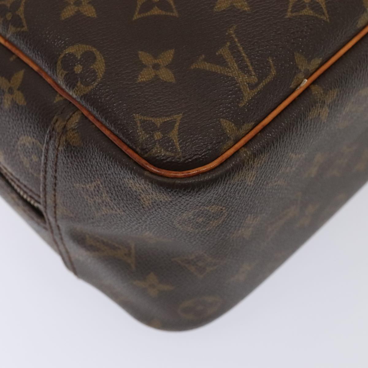 LOUIS VUITTON Monogram Deauville Hand Bag M47270 LV Auth ki4812