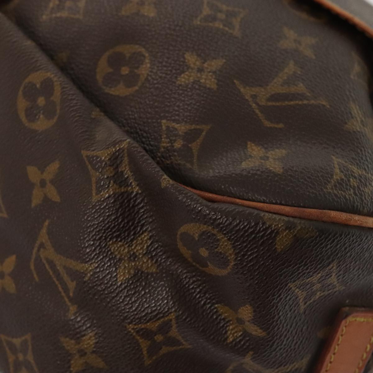 LOUIS VUITTON Monogram Saumur 35 Shoulder Bag M42254 LV Auth ki4838