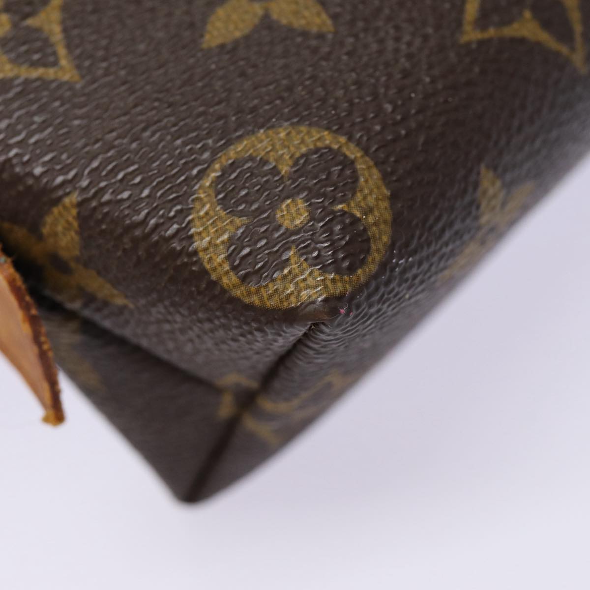 LOUIS VUITTON Monogram Pochette Cosmetic PM Cosmetic Pouch M47515 LV Auth ki4853