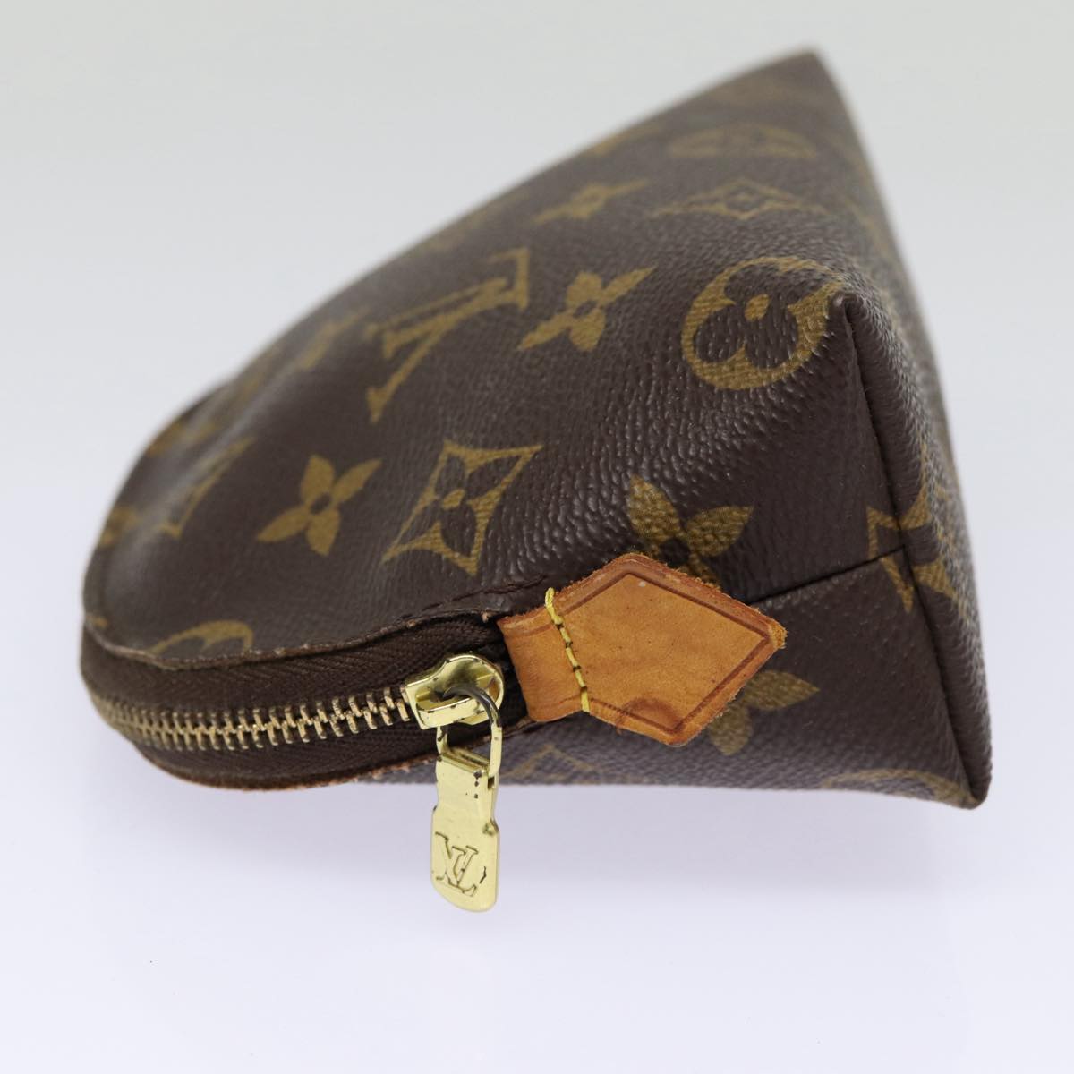 LOUIS VUITTON Monogram Pochette Cosmetic PM Cosmetic Pouch M47515 LV Auth ki4853