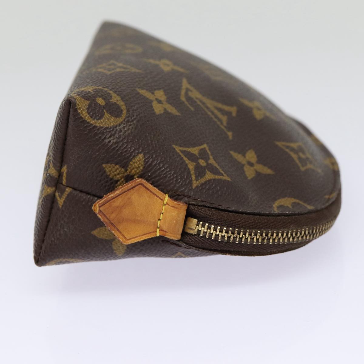 LOUIS VUITTON Monogram Pochette Cosmetic PM Cosmetic Pouch M47515 LV Auth ki4853