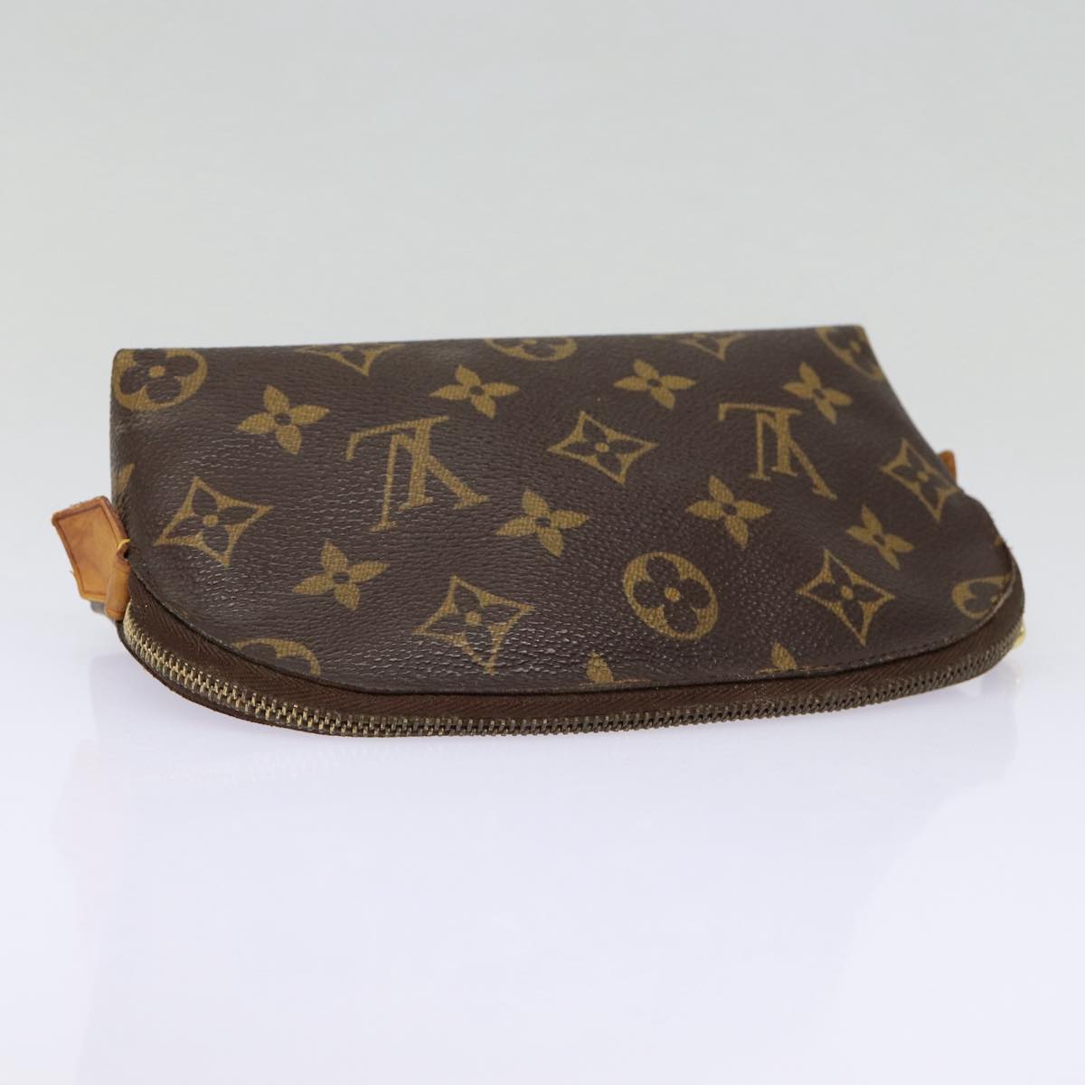 LOUIS VUITTON Monogram Pochette Cosmetic PM Cosmetic Pouch M47515 LV Auth ki4853