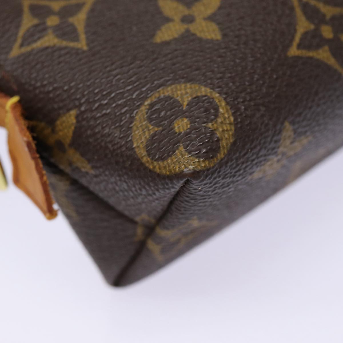 LOUIS VUITTON Monogram Pochette Cosmetic PM Cosmetic Pouch M47515 LV Auth ki4853