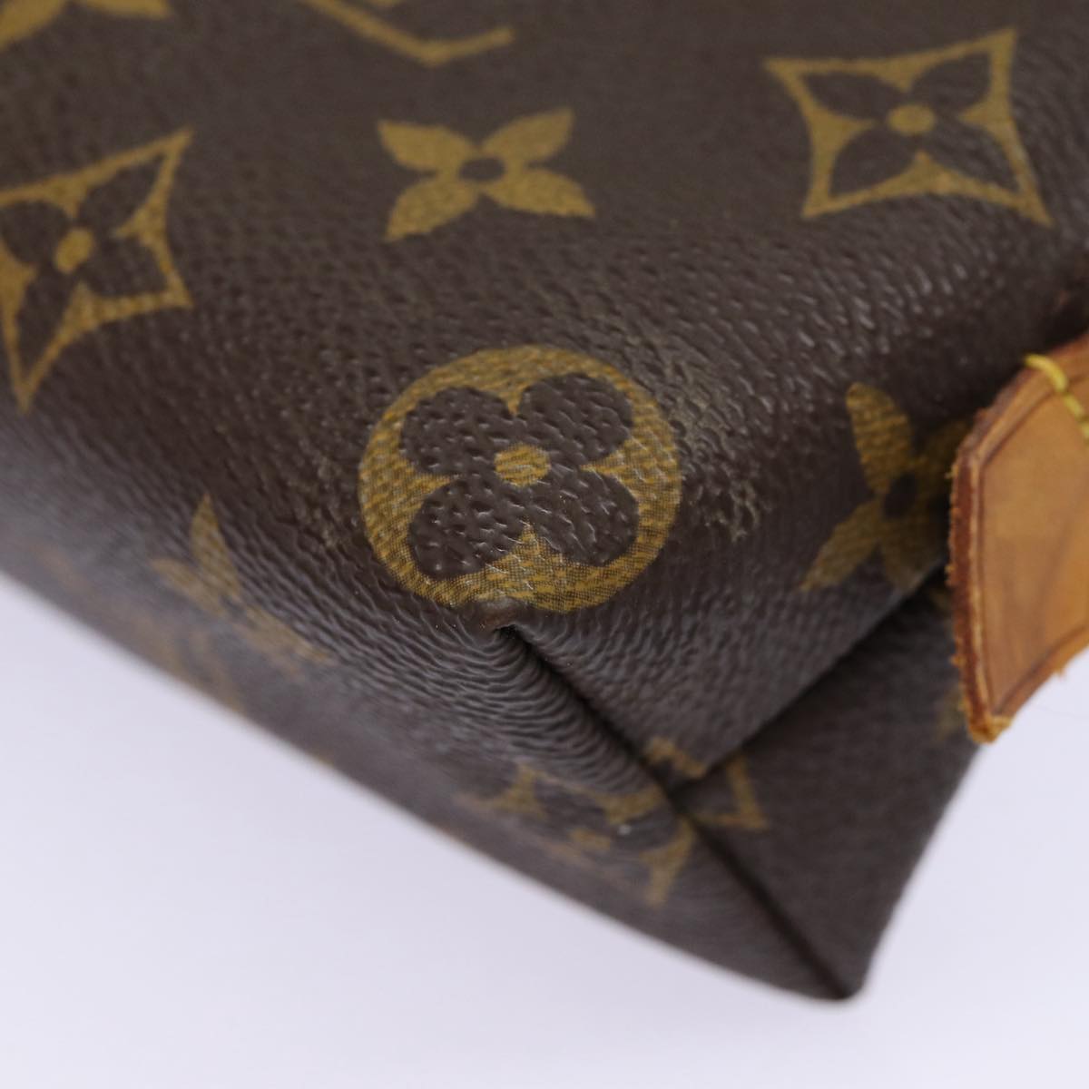 LOUIS VUITTON Monogram Pochette Cosmetic PM Cosmetic Pouch M47515 LV Auth ki4853