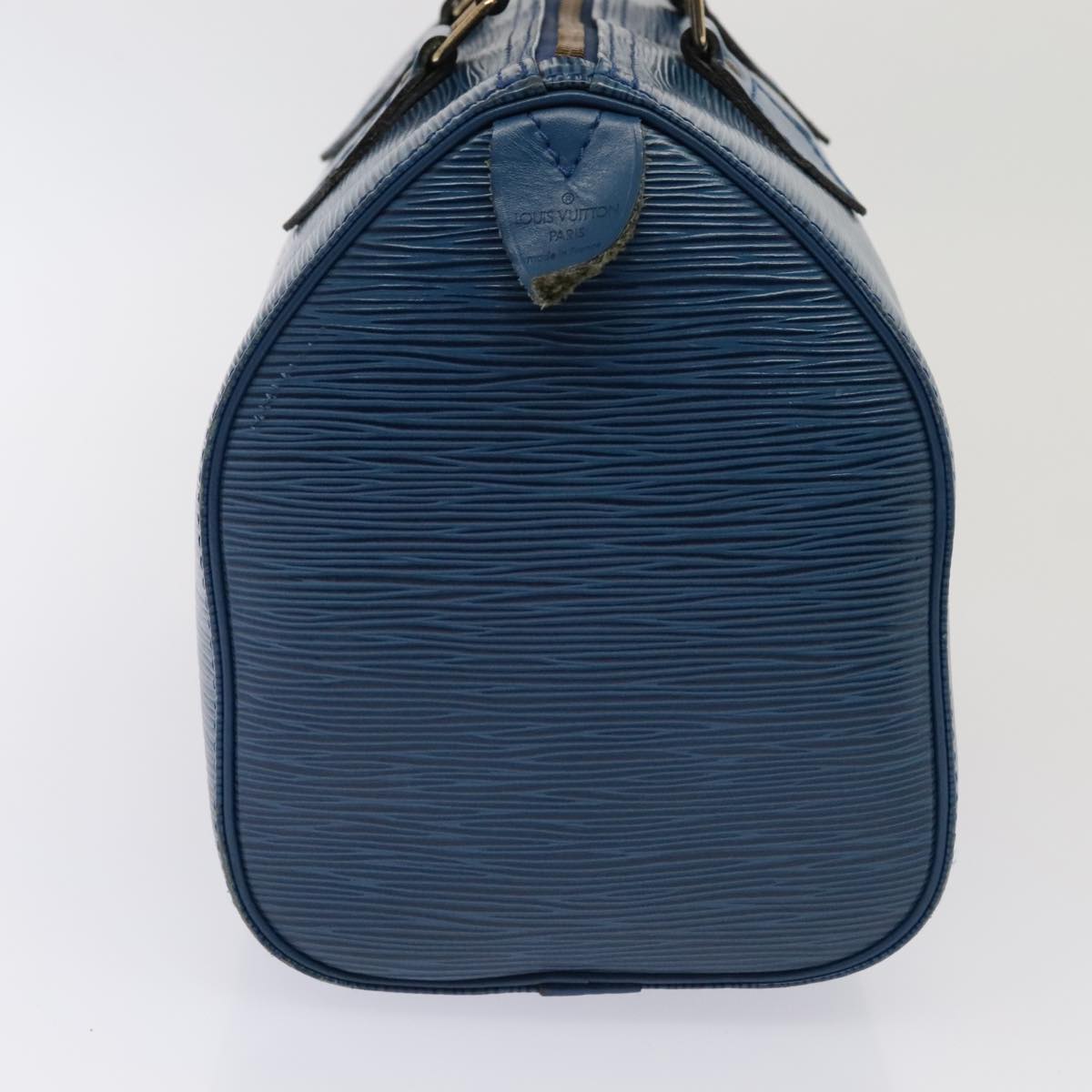 LOUIS VUITTON Epi Speedy 25 Hand Bag Toledo Blue M43015 LV Auth ki4855