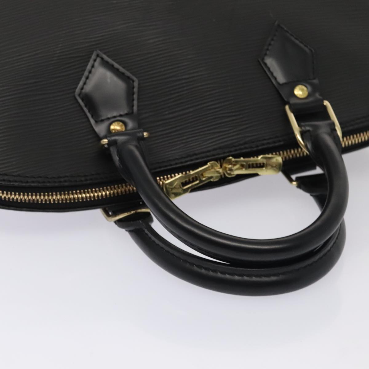 LOUIS VUITTON Epi Alma Hand Bag Black M52142 LV Auth ki4859