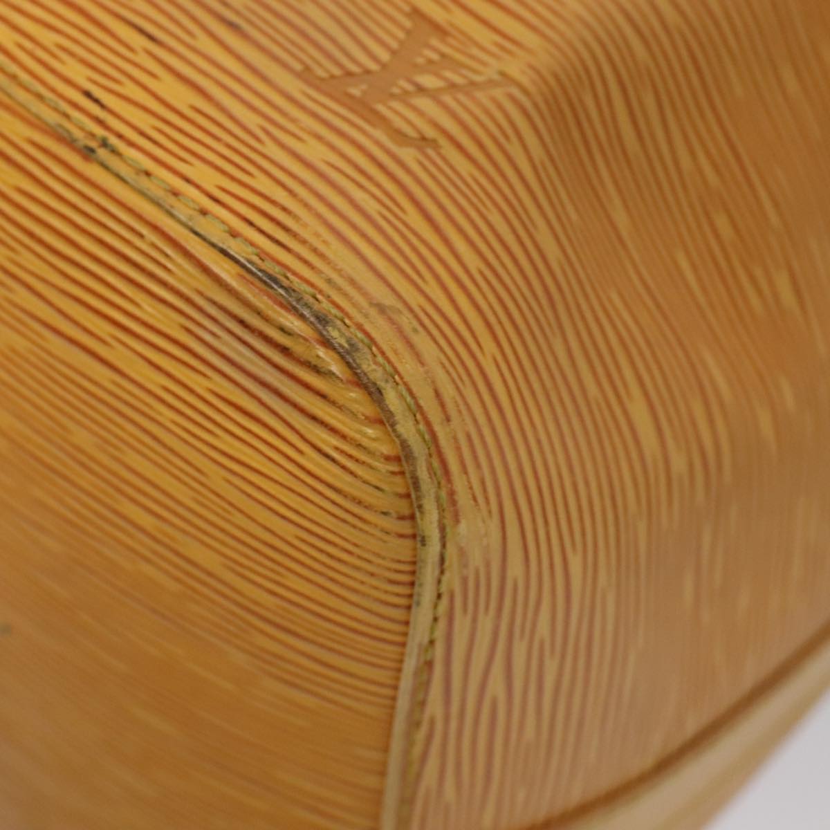 LOUIS VUITTON Epi Petit Noe Shoulder Bag Yellow M44109 LV Auth ki4864