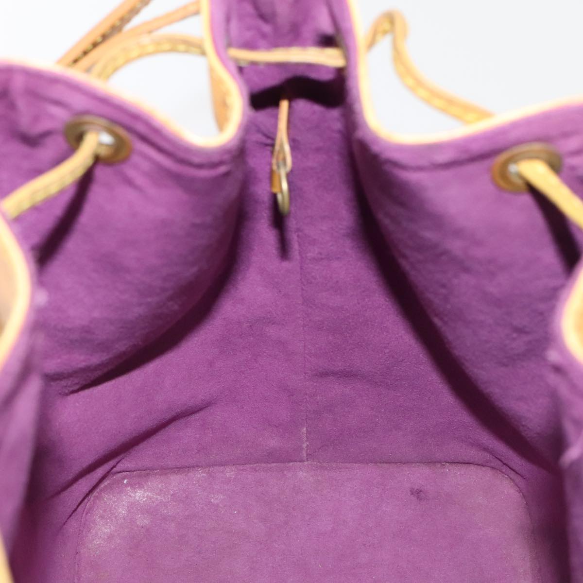 LOUIS VUITTON Epi Petit Noe Shoulder Bag Yellow M44109 LV Auth ki4864