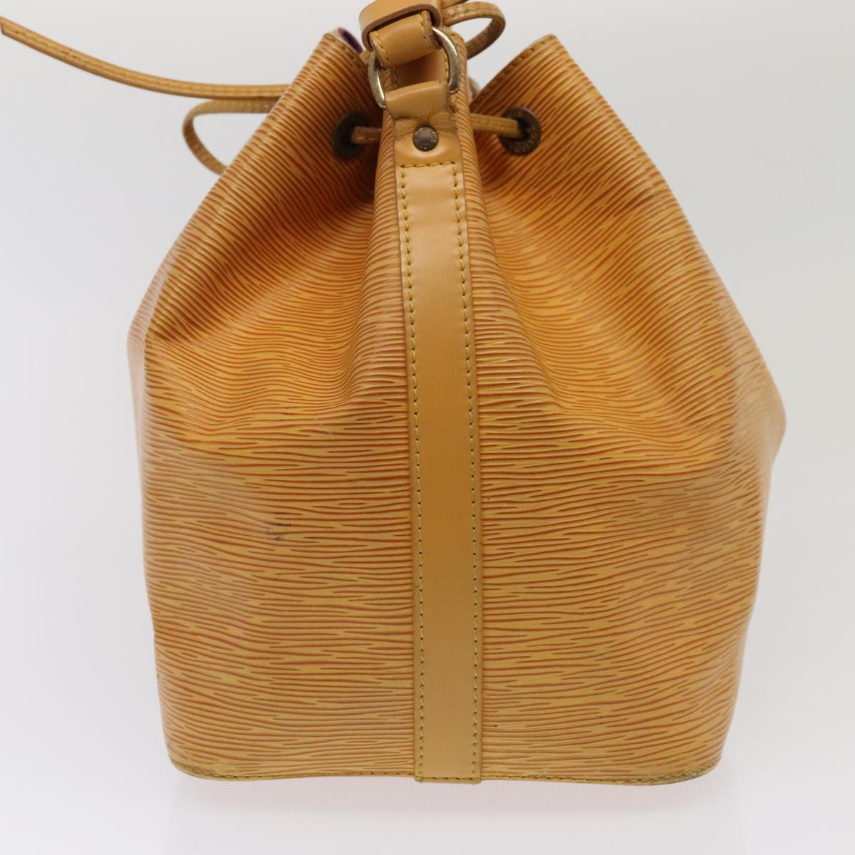 LOUIS VUITTON Epi Petit Noe Shoulder Bag Yellow M44109 LV Auth ki4864