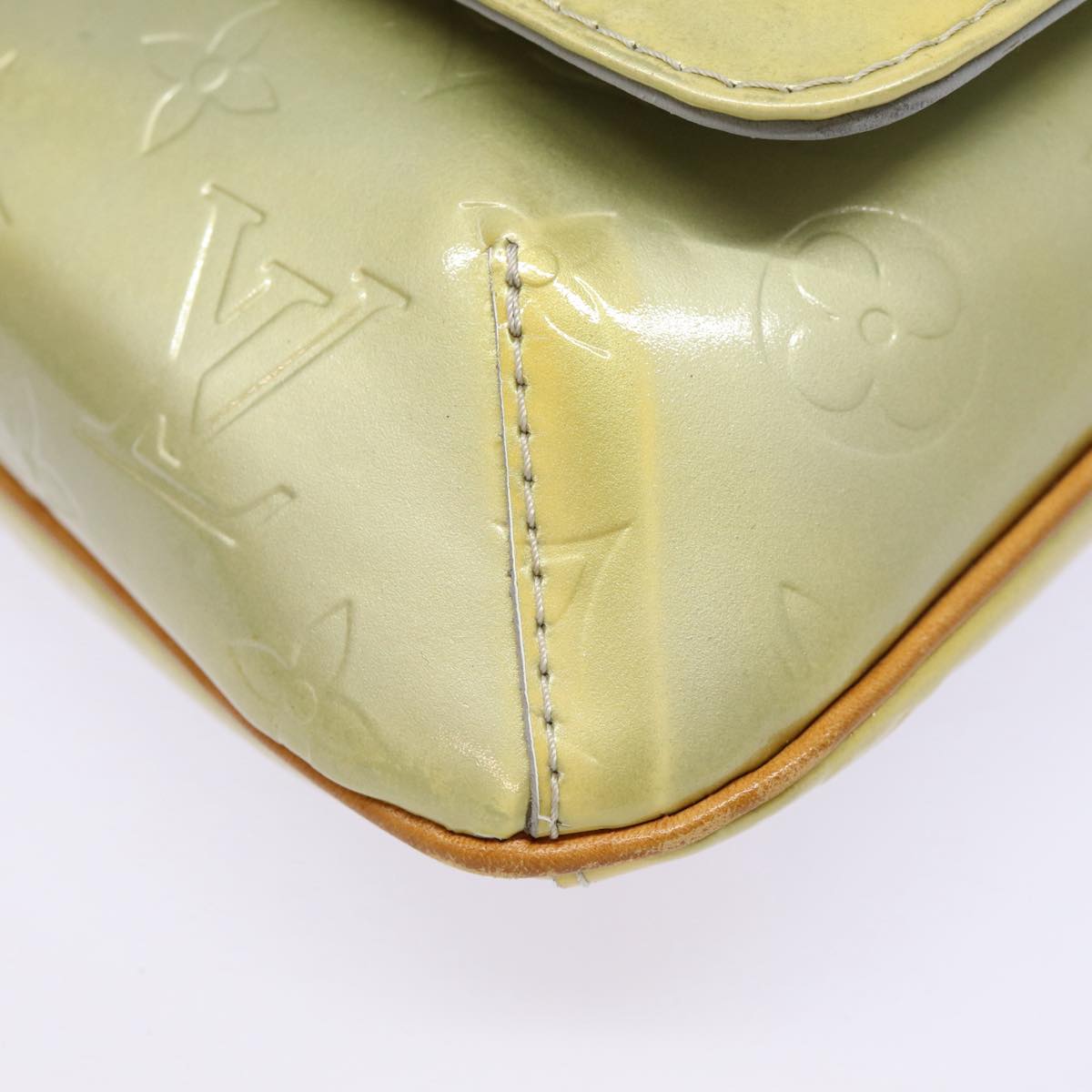 LOUIS VUITTON Monogram Vernis Thompson Street Bag Gris M91008 LV Auth ki4881