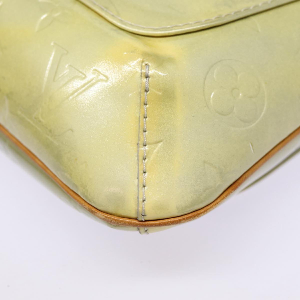 LOUIS VUITTON Monogram Vernis Thompson Street Bag Gris M91008 LV Auth ki4881