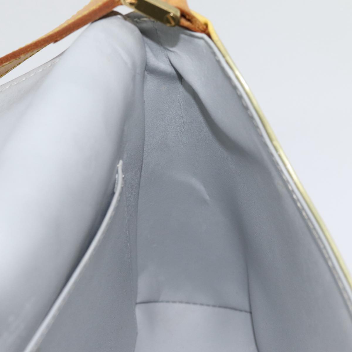 LOUIS VUITTON Monogram Vernis Thompson Street Bag Gris M91008 LV Auth ki4881