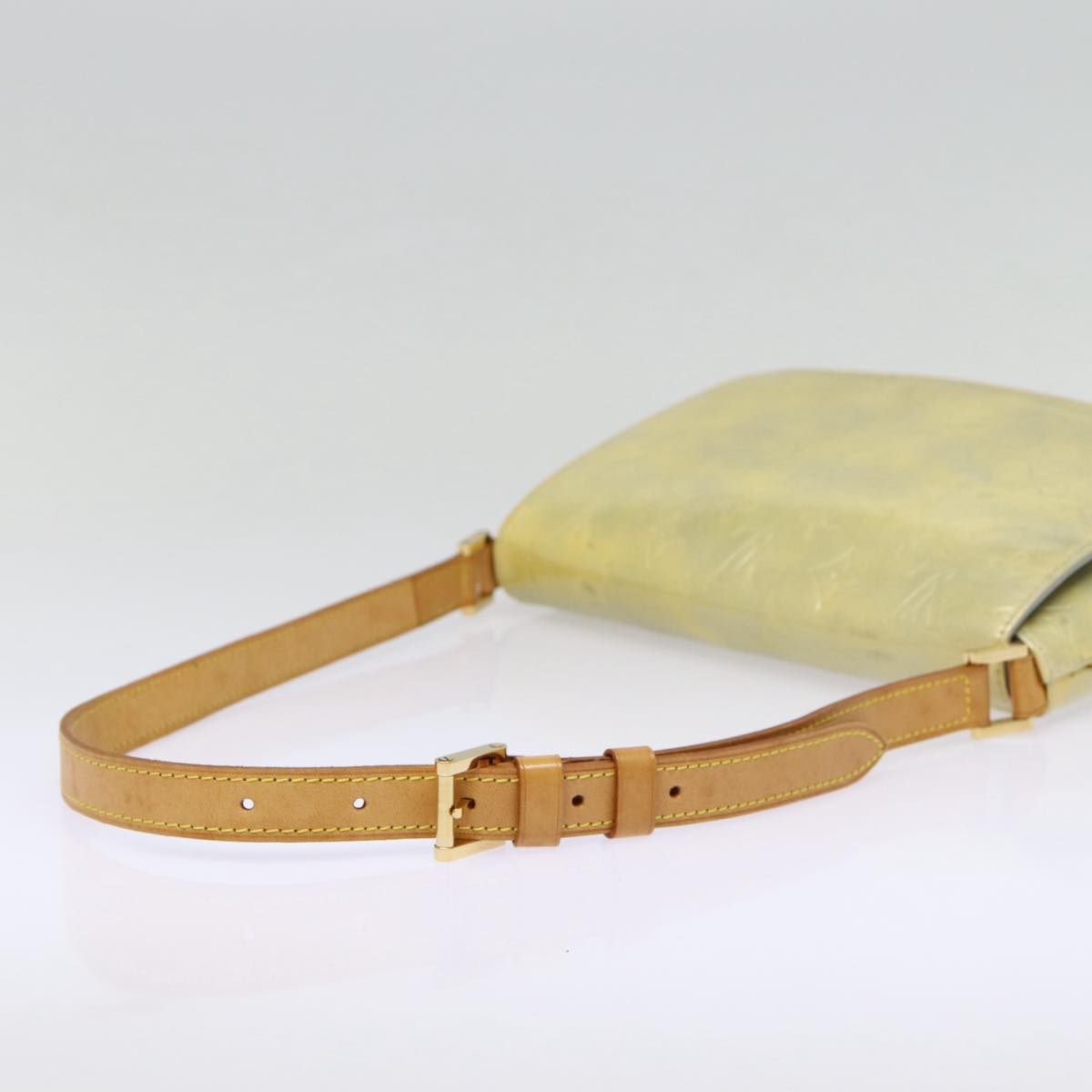 LOUIS VUITTON Monogram Vernis Thompson Street Bag Gris M91008 LV Auth ki4881