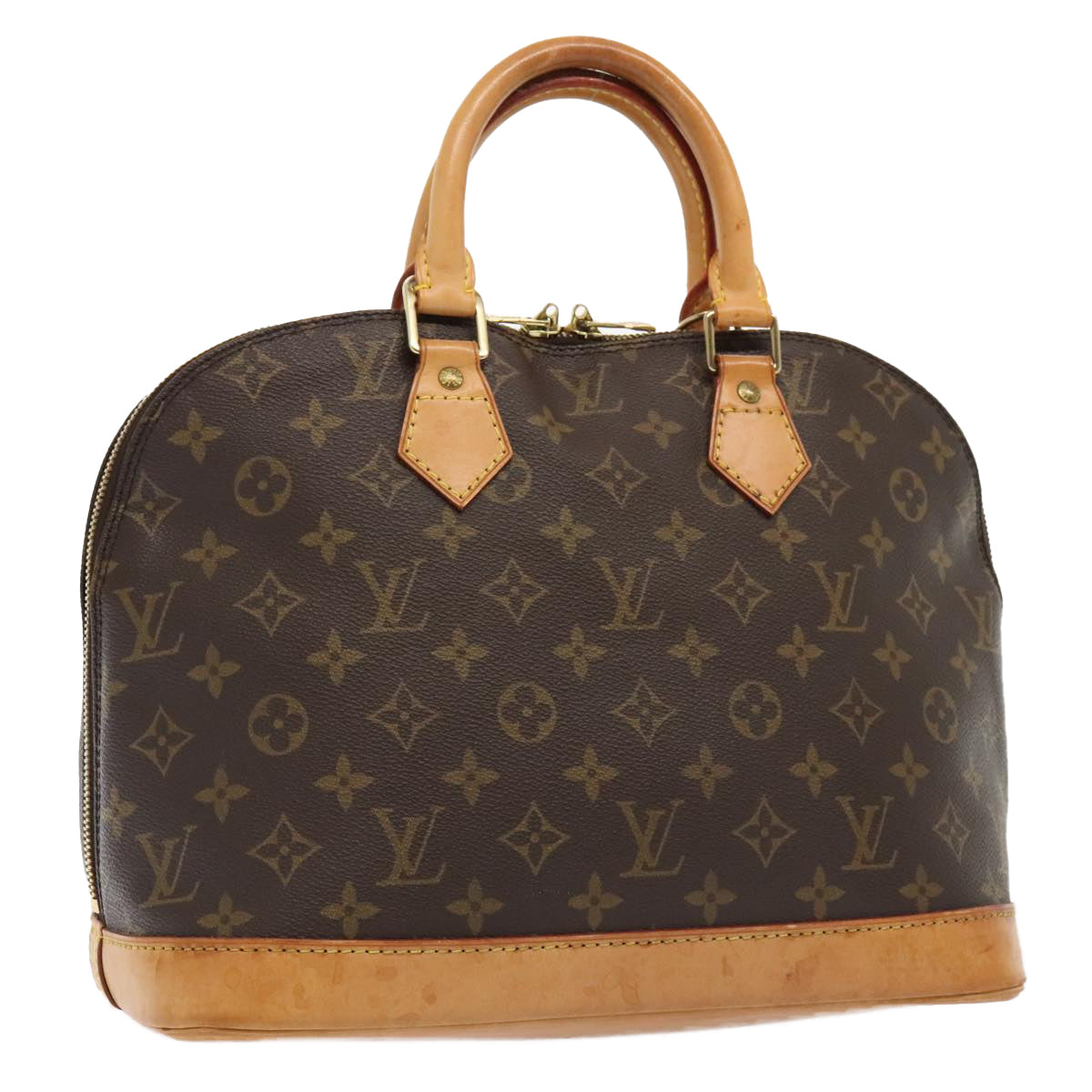 LOUIS VUITTON Monogram Alma Hand Bag M51130 LV Auth ki4959