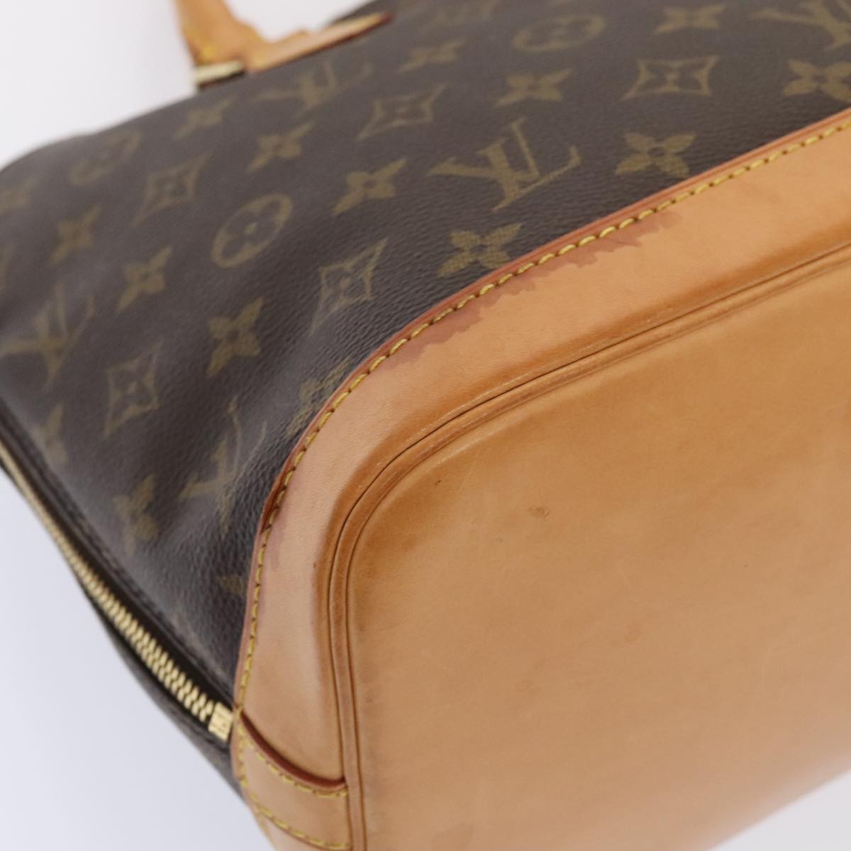 LOUIS VUITTON Monogram Alma Hand Bag M51130 LV Auth ki4959