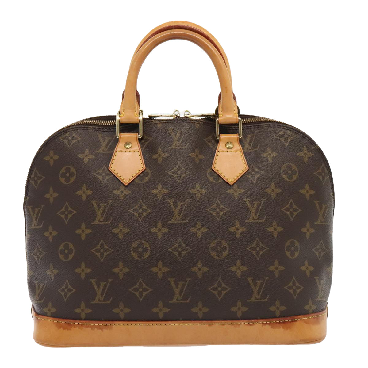 LOUIS VUITTON Monogram Alma Hand Bag M51130 LV Auth ki4959