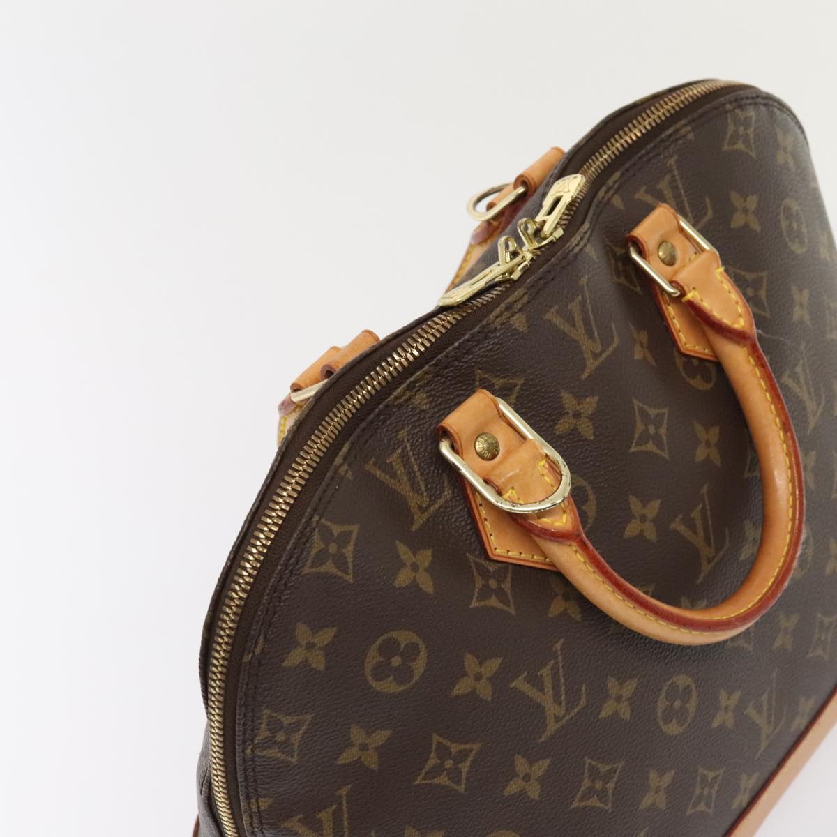 LOUIS VUITTON Monogram Alma Hand Bag M51130 LV Auth ki4959