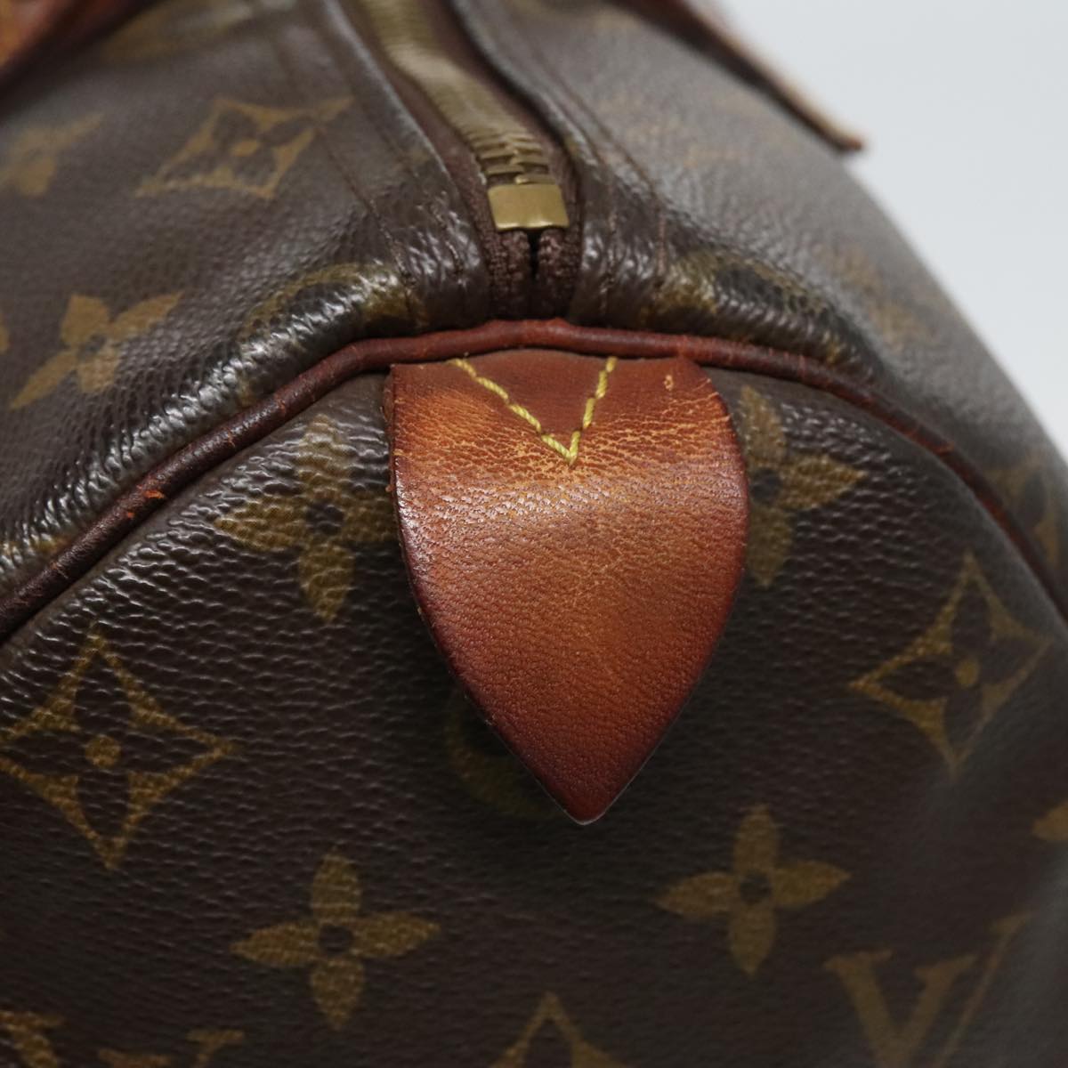 LOUIS VUITTON Monogram Speedy 30 Hand Bag M41526 LV Auth ki4993