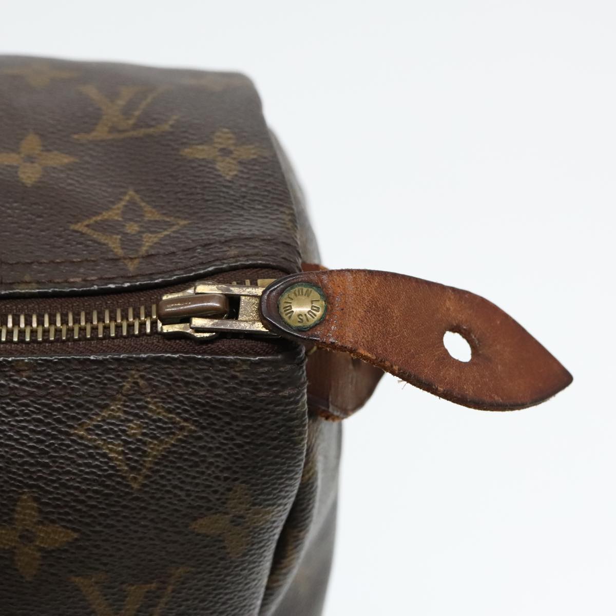 LOUIS VUITTON Monogram Speedy 30 Hand Bag M41526 LV Auth ki4993