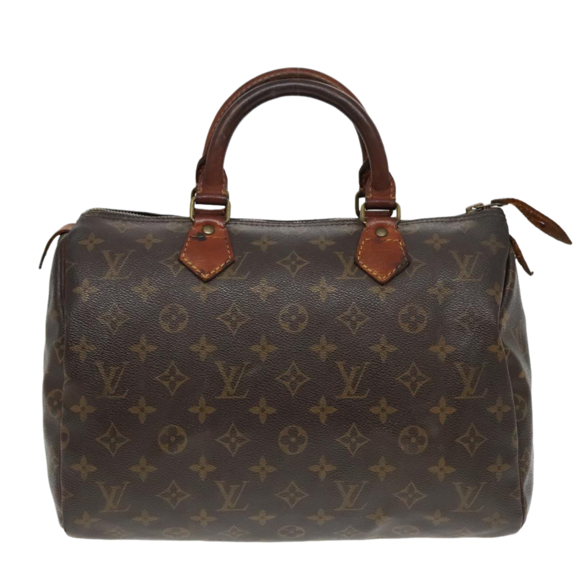 LOUIS VUITTON Monogram Speedy 30 Hand Bag M41526 LV Auth ki4993