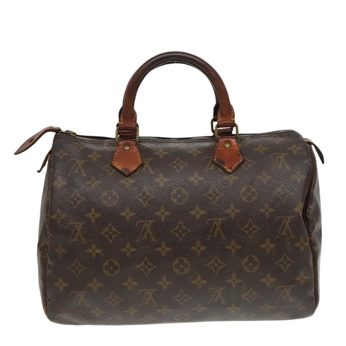 LOUIS VUITTON Monogram Speedy 30 Hand Bag M41526 LV Auth ki4993