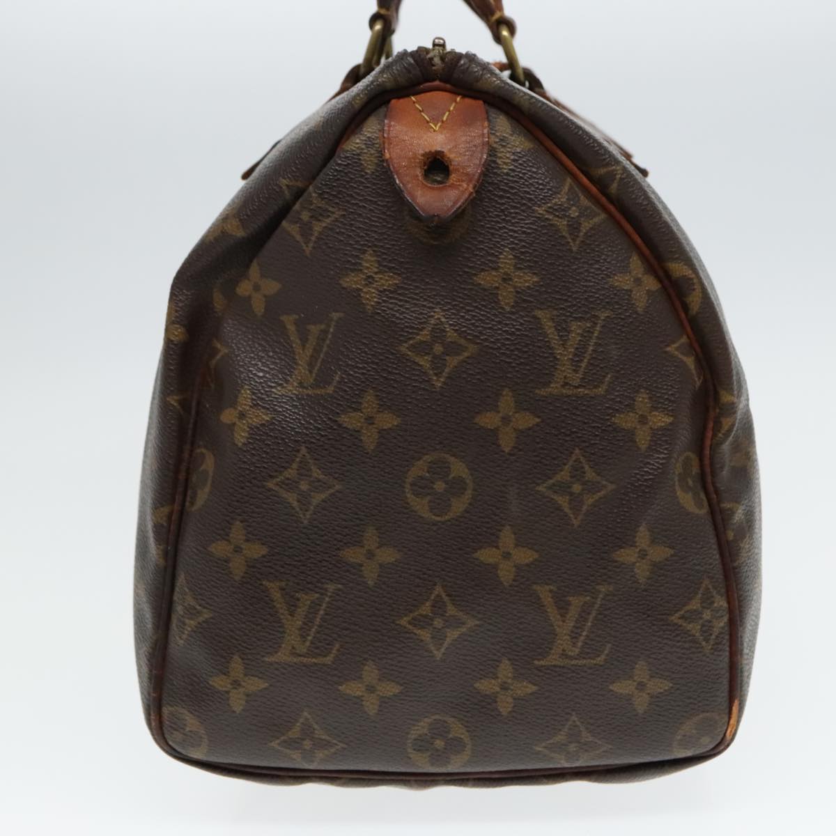 LOUIS VUITTON Monogram Speedy 30 Hand Bag M41526 LV Auth ki4993