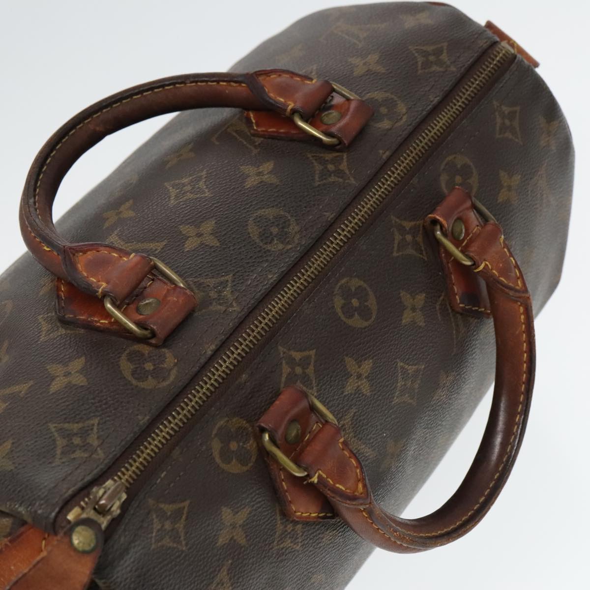 LOUIS VUITTON Monogram Speedy 30 Hand Bag M41526 LV Auth ki4993