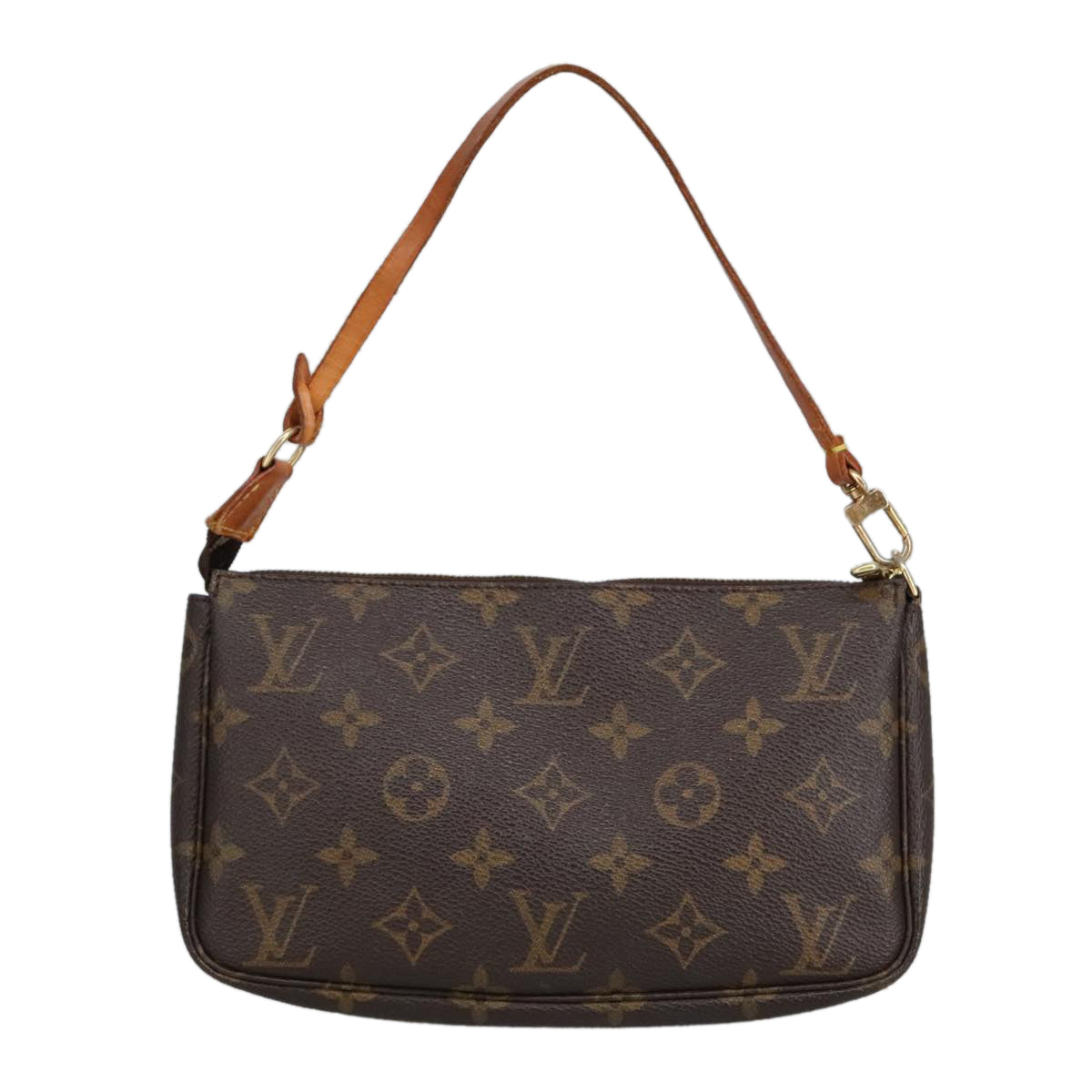 LOUIS VUITTON Monogram Pochette Accessoires Pouch M51980 LV Auth ki5077