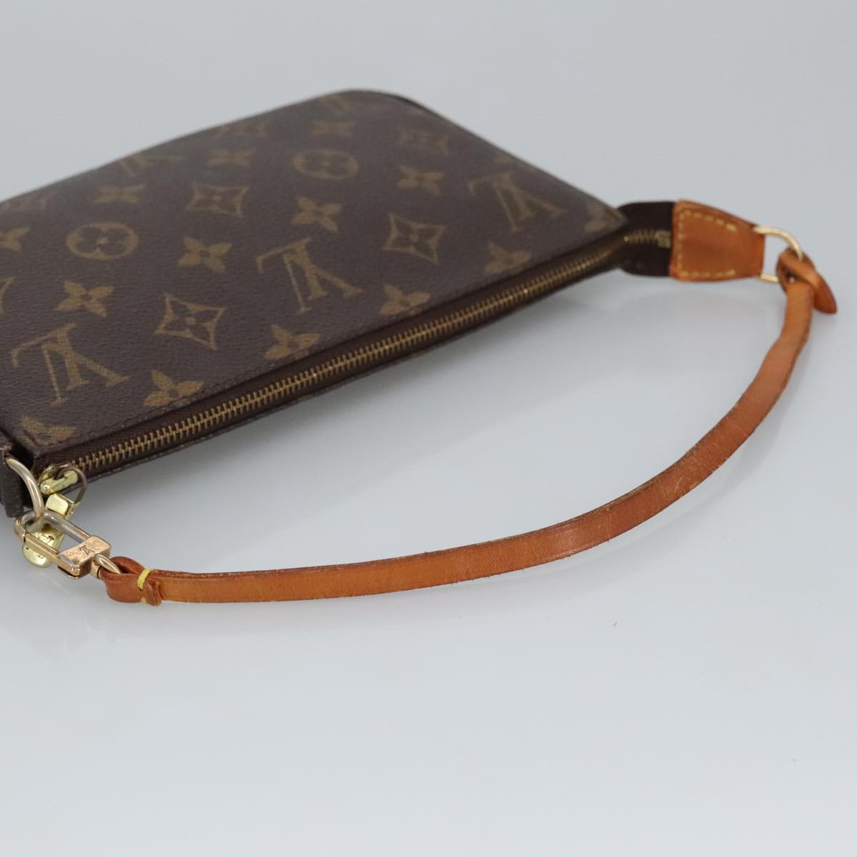 LOUIS VUITTON Monogram Pochette Accessoires Pouch M51980 LV Auth ki5077