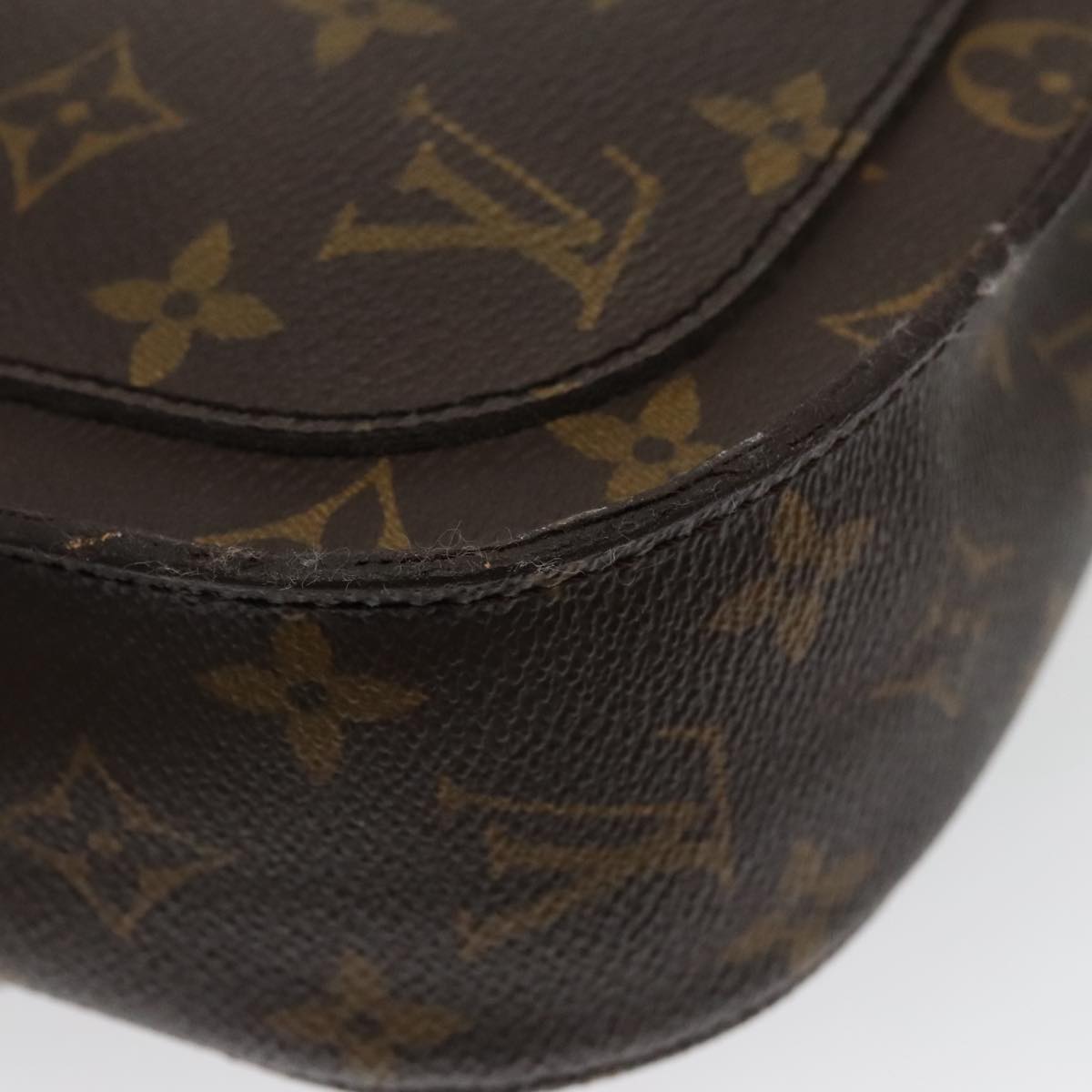 LOUIS VUITTON Monogram Saint Cloud GM Shoulder Bag M51242 LV Auth ki5090