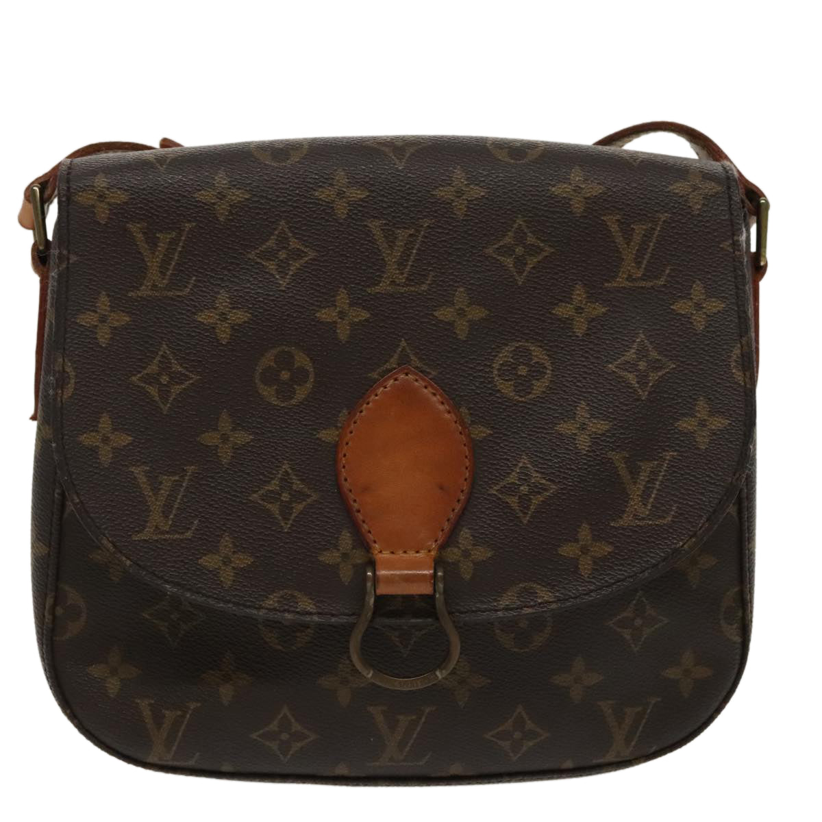 LOUIS VUITTON Monogram Saint Cloud GM Shoulder Bag M51242 LV Auth ki5090