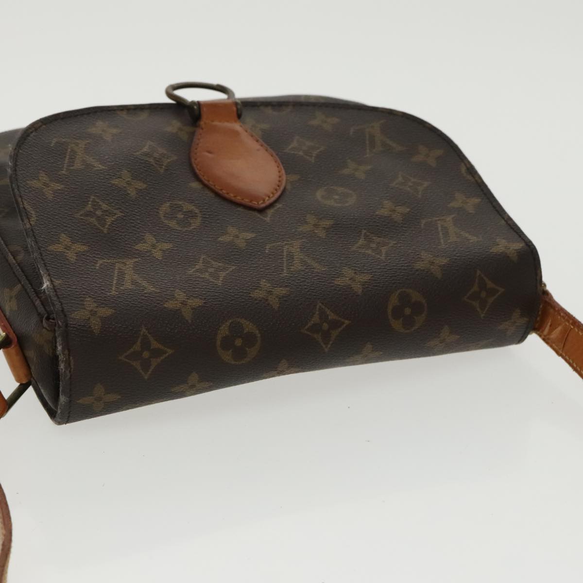 LOUIS VUITTON Monogram Saint Cloud GM Shoulder Bag M51242 LV Auth ki5090