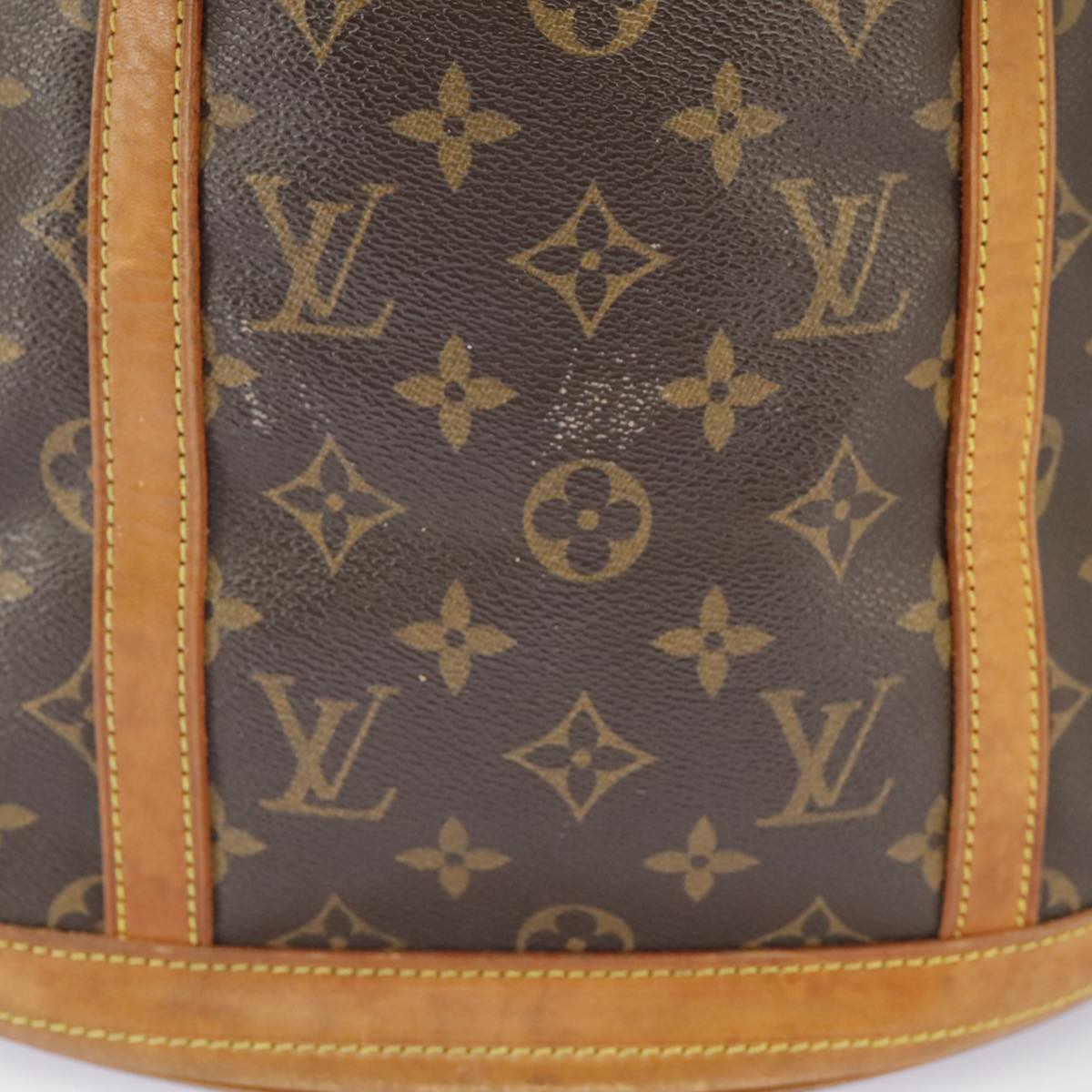 LOUIS VUITTON Monogram Bucket GM Shoulder Bag M42236 LV Auth ki5108