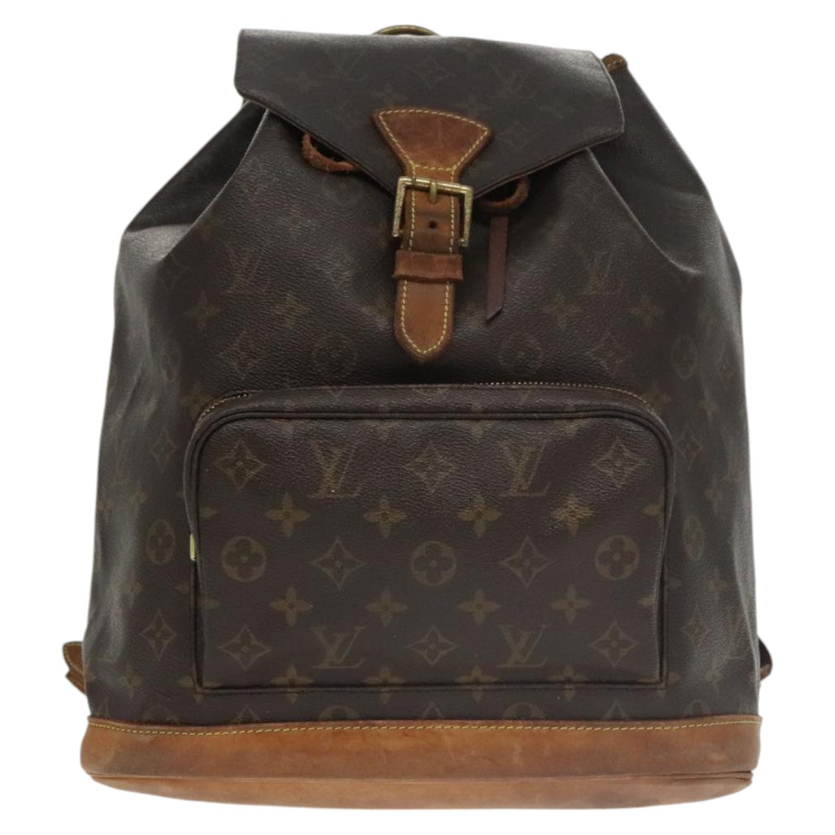 LOUIS VUITTON Monogram Montsouris GM Backpack M51135 LV Auth ki5139