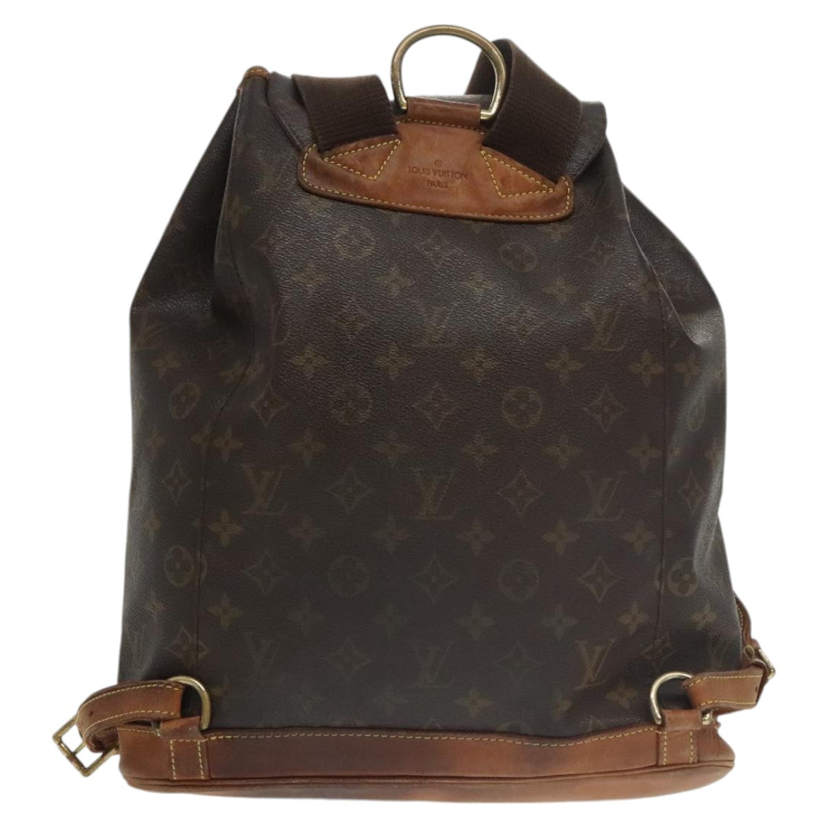 LOUIS VUITTON Monogram Montsouris GM Backpack M51135 LV Auth ki5139