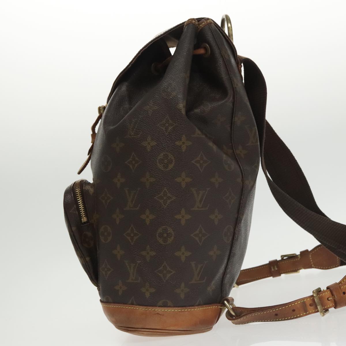 LOUIS VUITTON Monogram Montsouris GM Backpack M51135 LV Auth ki5139