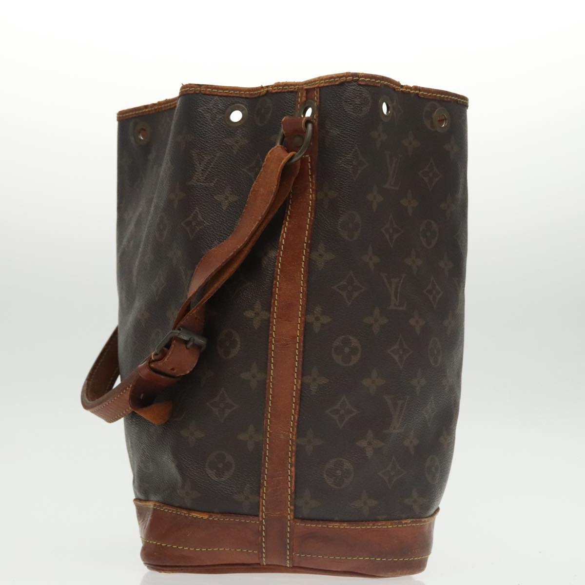 LOUIS VUITTON Monogram Noe Shoulder Bag M42224 LV Auth ki5147