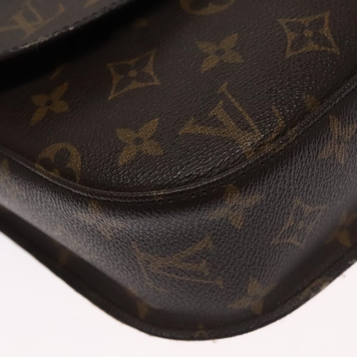 LOUIS VUITTON Monogram Saint Cloud GM Shoulder Bag M51242 LV Auth ki5167