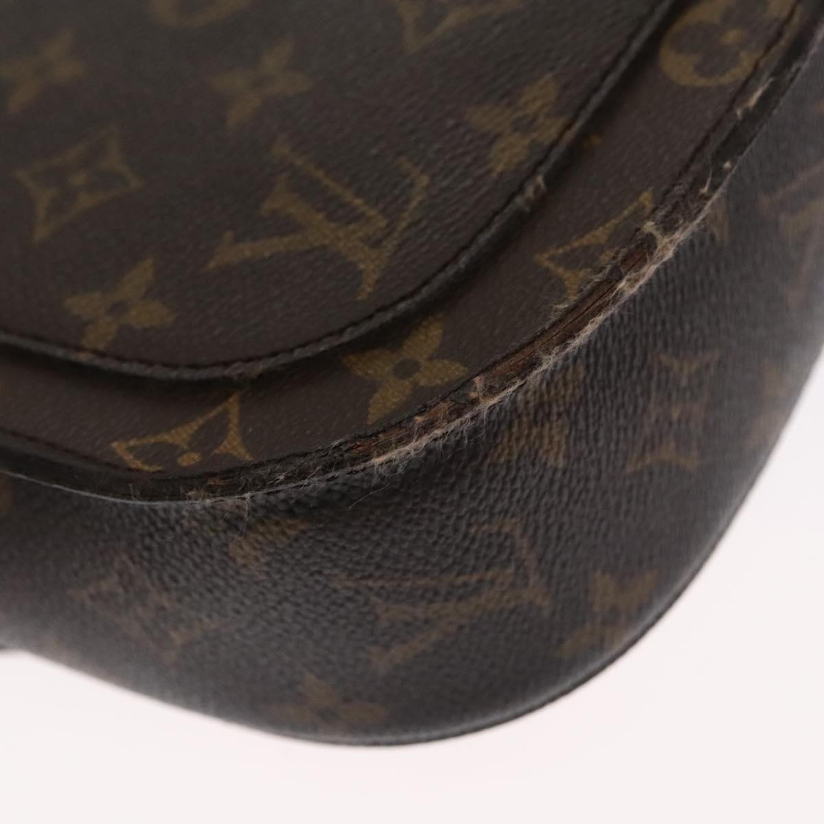 LOUIS VUITTON Monogram Saint Cloud GM Shoulder Bag M51242 LV Auth ki5167