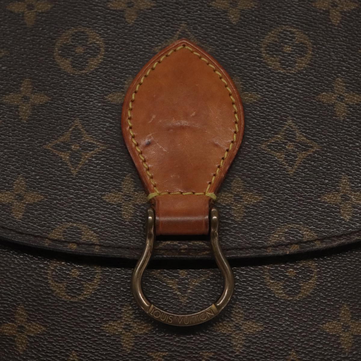 LOUIS VUITTON Monogram Saint Cloud GM Shoulder Bag M51242 LV Auth ki5167