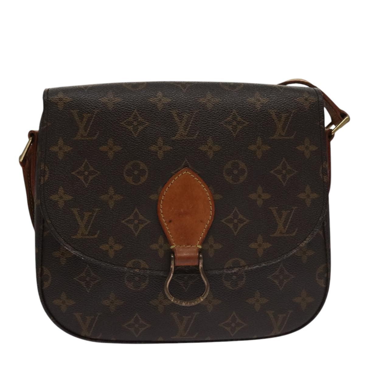 LOUIS VUITTON Monogram Saint Cloud GM Shoulder Bag M51242 LV Auth ki5167