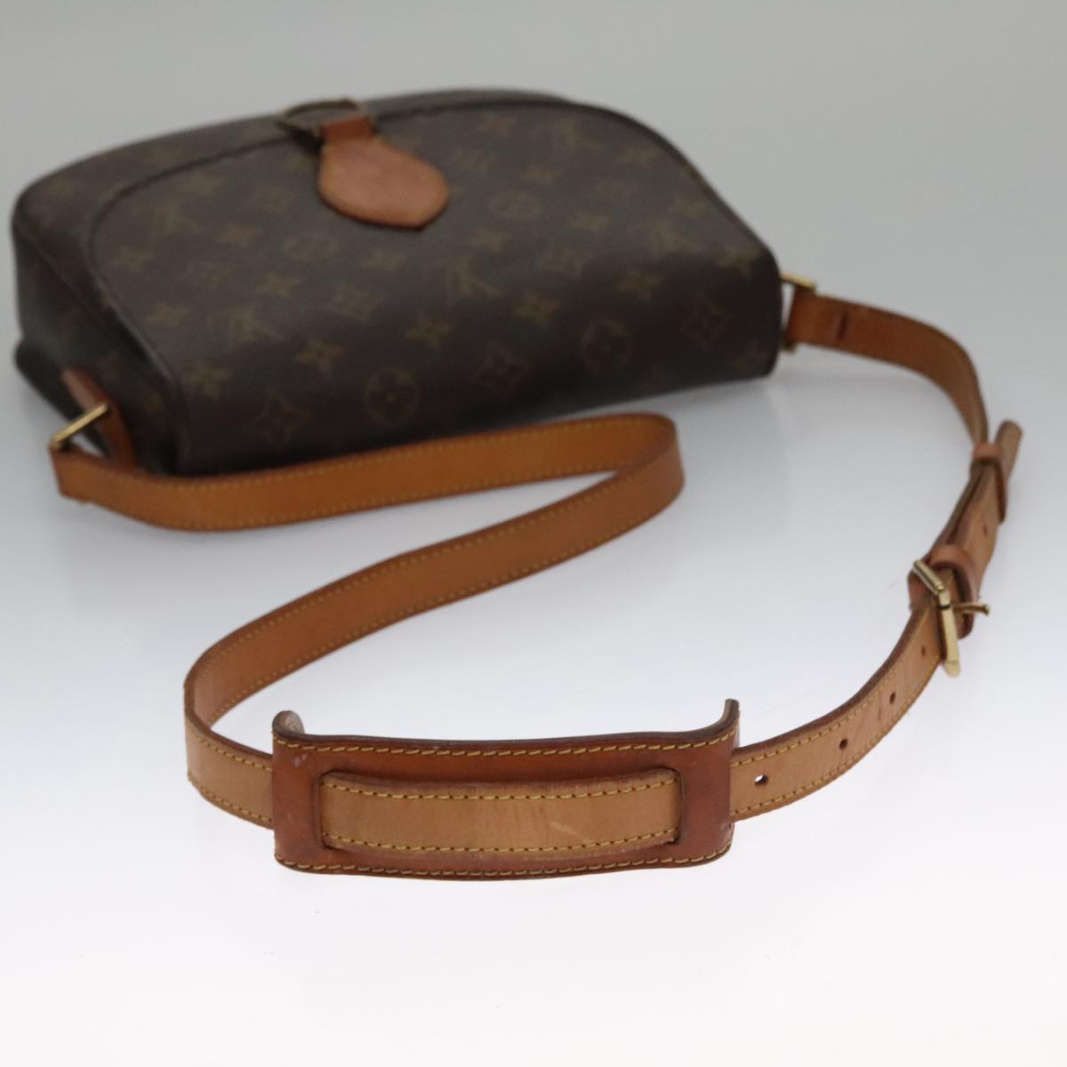 LOUIS VUITTON Monogram Saint Cloud GM Shoulder Bag M51242 LV Auth ki5167