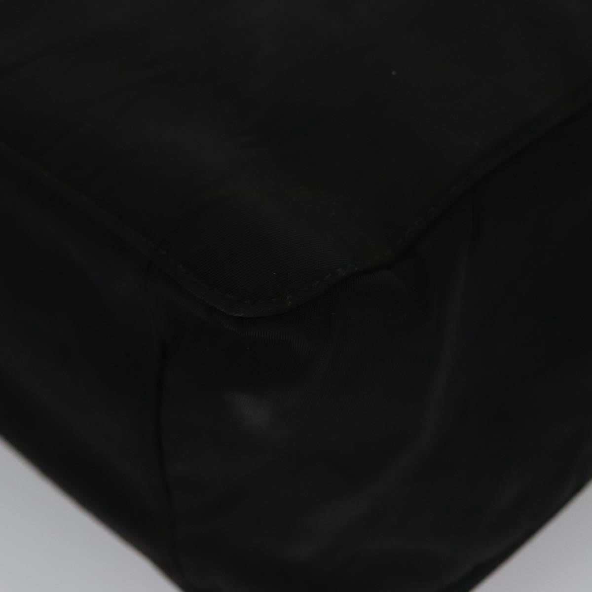PRADA Hand Bag Nylon Black Auth ki5250