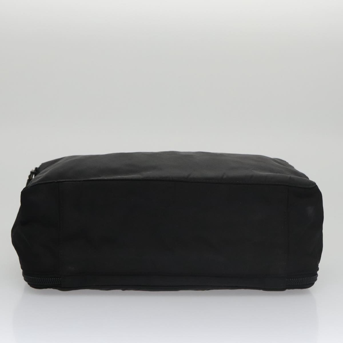 PRADA Hand Bag Nylon Black Auth ki5250