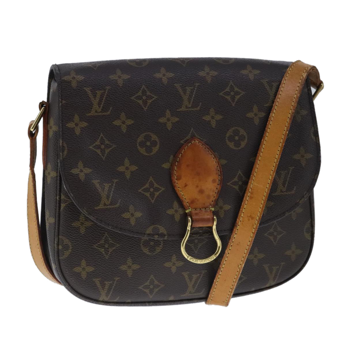 LOUIS VUITTON Monogram Saint Cloud GM Shoulder Bag M51242 LV Auth ki5258
