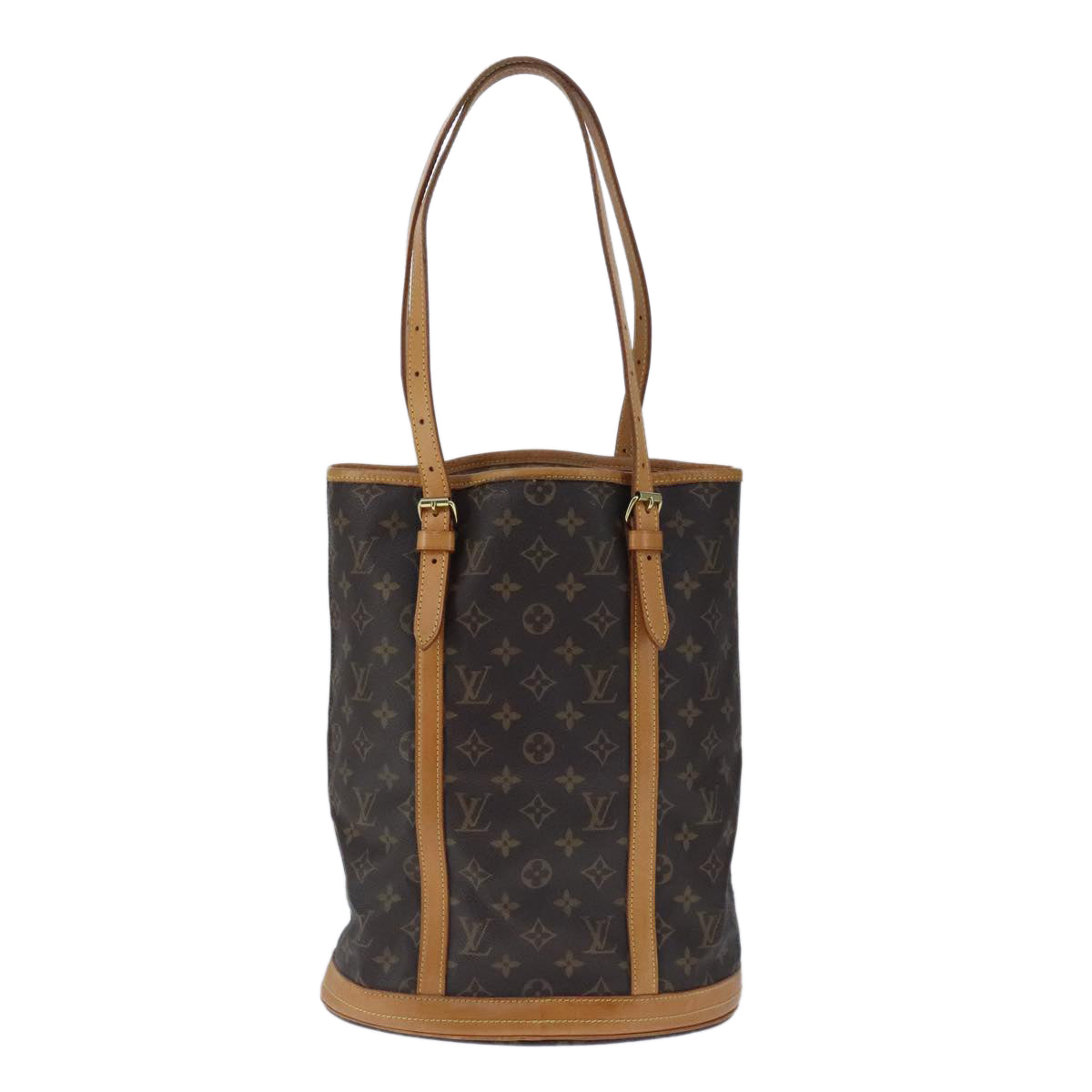 LOUIS VUITTON Monogram Bucket GM Shoulder Bag M42236 LV Auth ki5262
