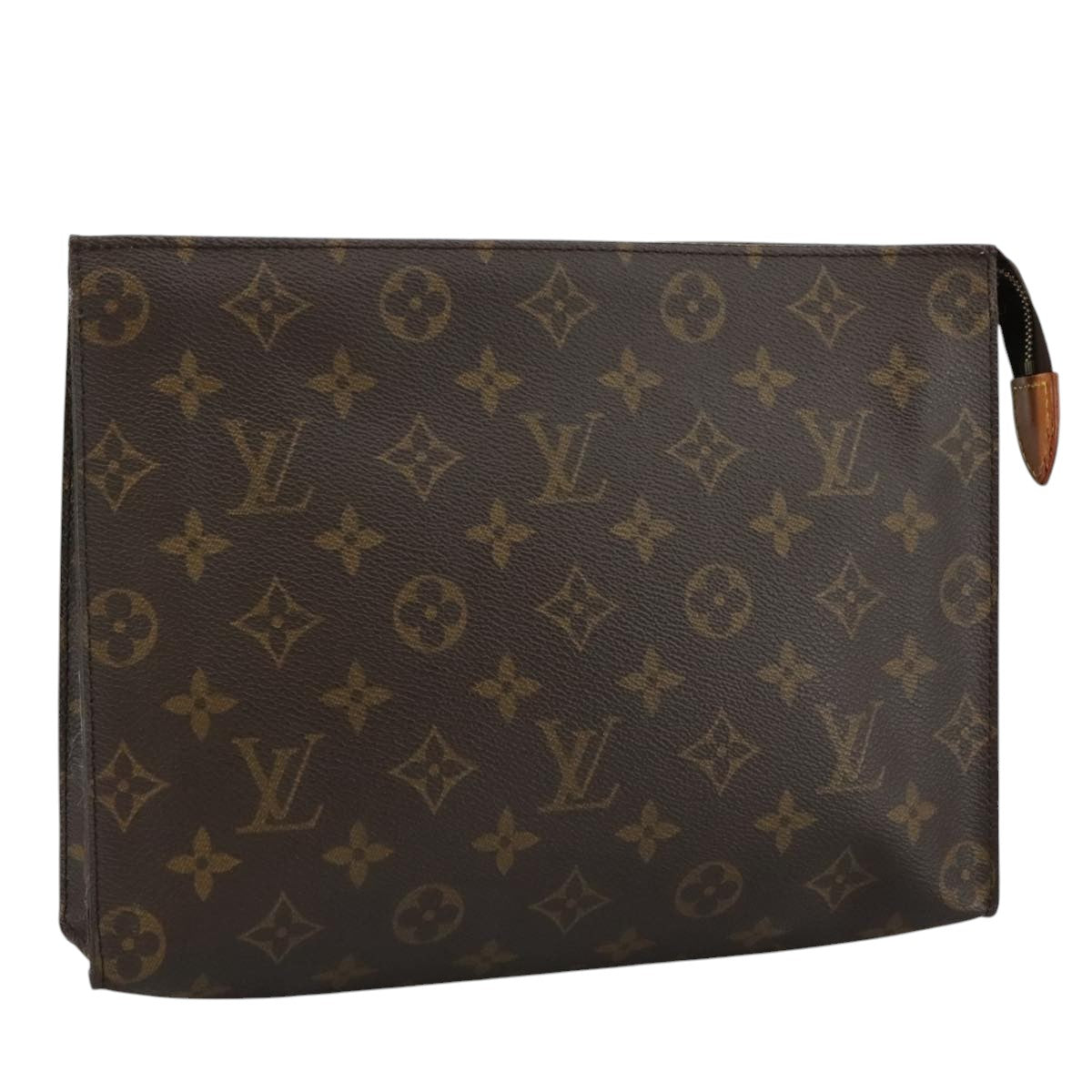 LOUIS VUITTON Monogram Poche Toilette 26 Pouch M47542 LV Auth ki5271