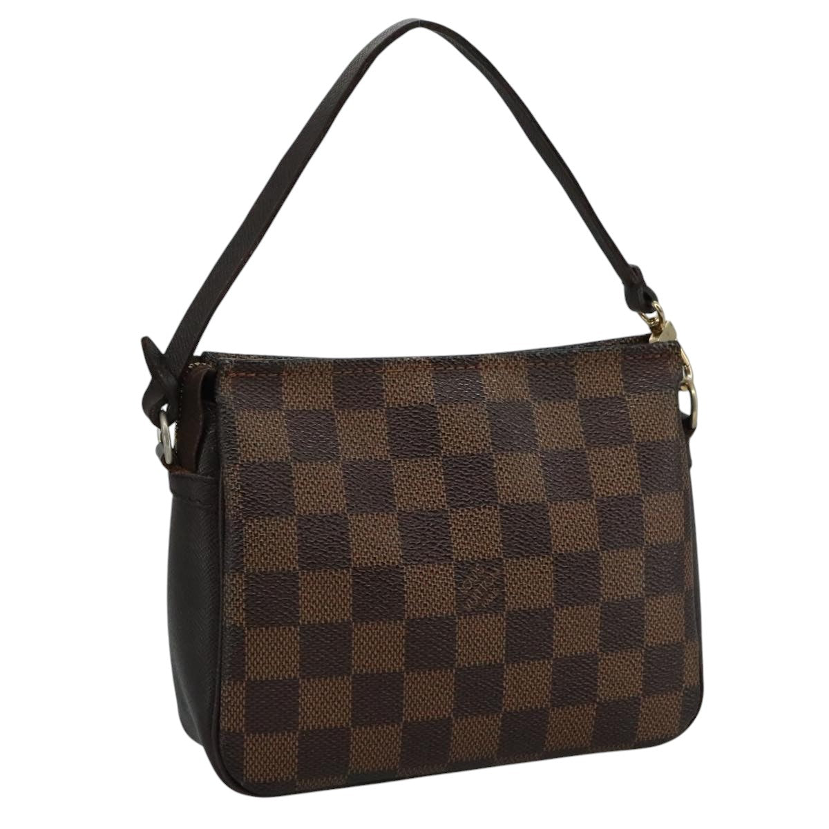LOUIS VUITTON Damier Ebene Trousse Makeup Pouch N51982 LV Auth ki5364A